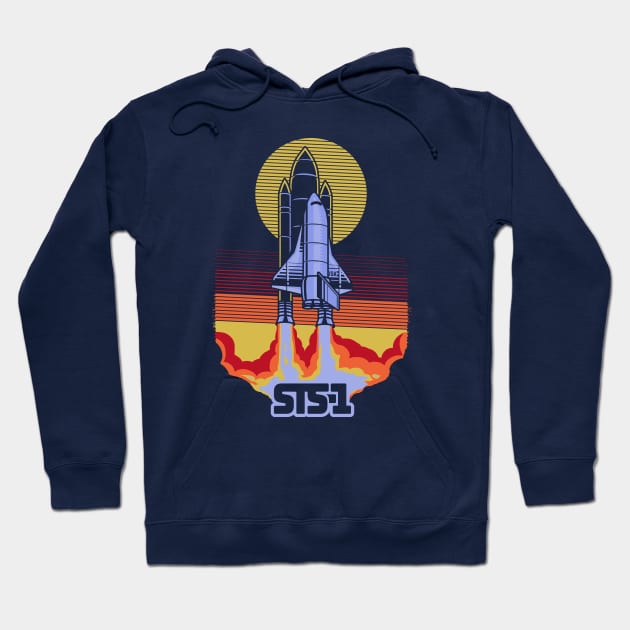 STS-1 Hoodie by metalsan